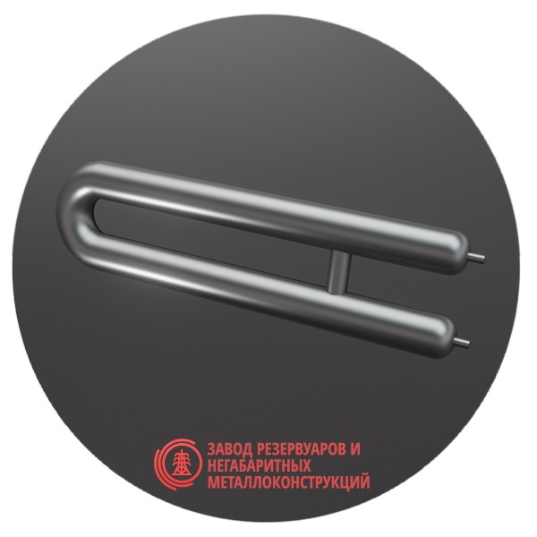 Регистры отопления двухрядные РЗЭ-2x89x3.0-2000 мм