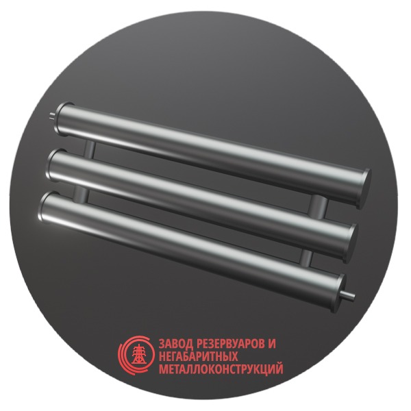 Регистры отопления трехрядные РСП-3x108x3.0-5000 мм