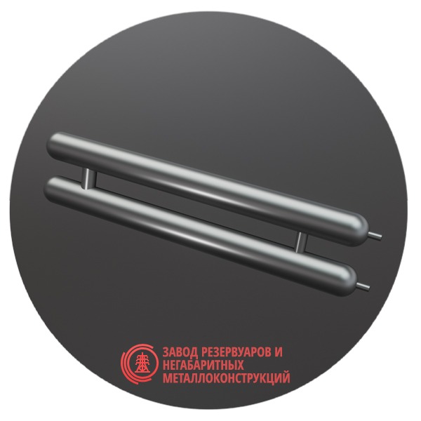 Регистры отопления двухрядные РСЭ-2x133x4.0-2000 мм