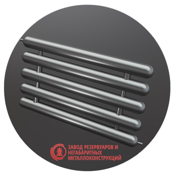 Регистры отопления пятирядные РСЭ-5x219x5.0-6000 мм