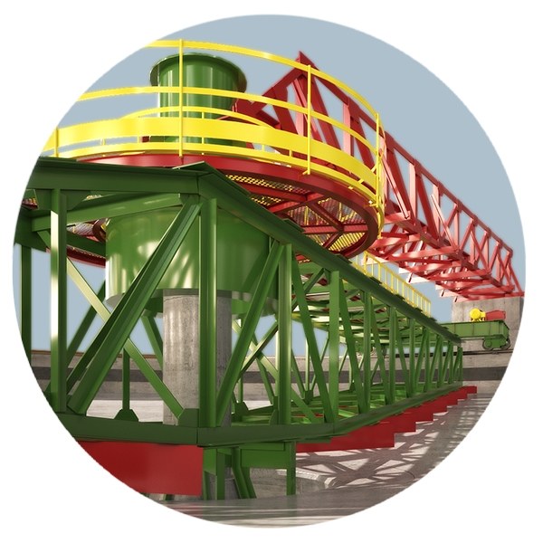 Сгуститель радиальный с переферическим приводом П-30АС 